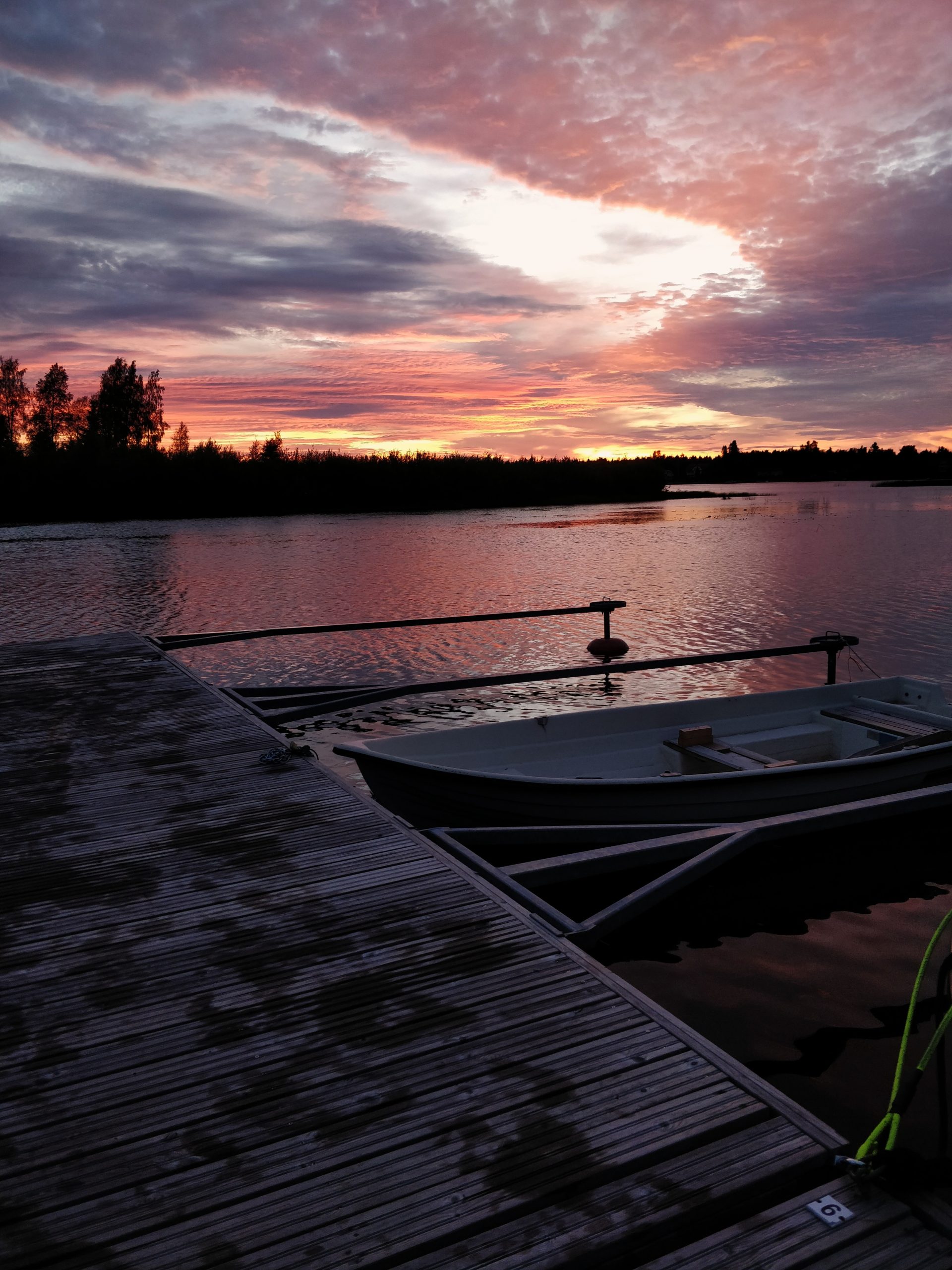 Finland Lake Boat
